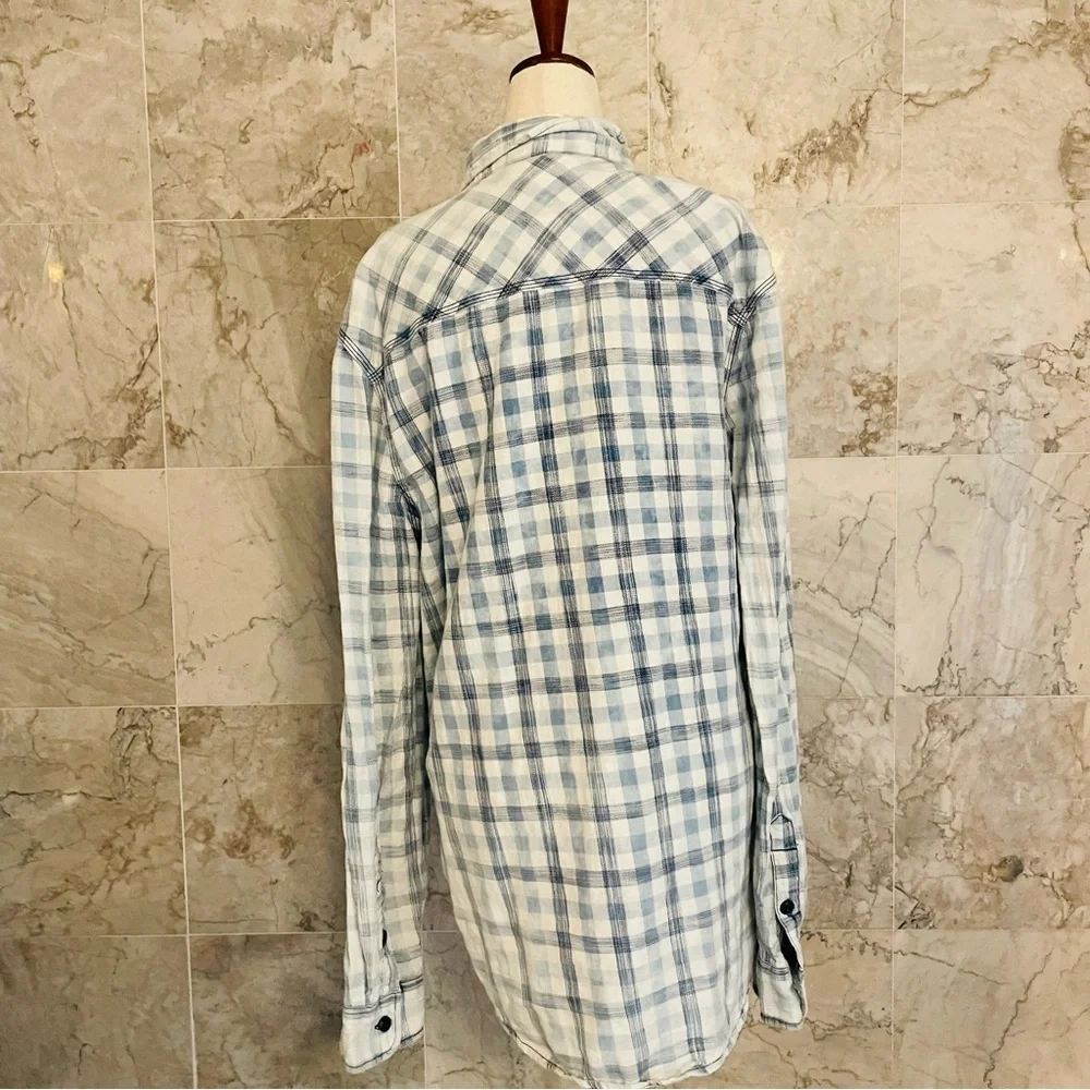 True Religion Plaid Button Up Long Sleeve Shirt